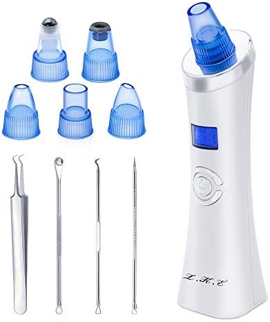 6 in 1 Blackhead Remover Pore Vacuum-Electric Facial Suction Pore Cleaner Machine for Skin Facial Treatment