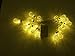 Baihemiya Gold Moroccan LED String Lights Curtain Christmas Light for Indoor, Bedroom, Patio, Lawn, Landscape, Fairy Garden, Home, Wedding, Holiday, Christmas Tree, Halloween, Party (Length 4m)