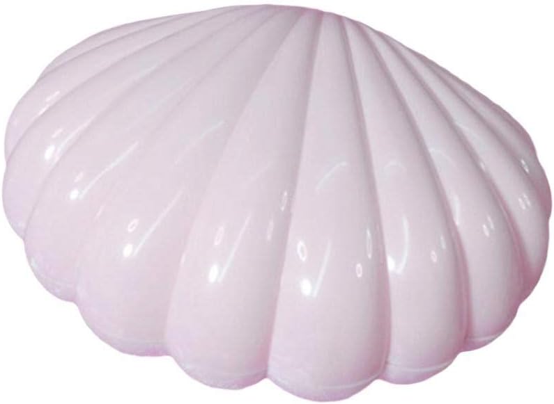 CactusAngui Puzzles Magic Cubes Music Player Shell Shaped Rotating Girl LED Flashing Music Box Musical Toy Kids Xmas Gift - Light Pink