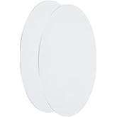 uxcell 2Pcs Aluminum Disc, 6"(150mm) Diameter 0.04"(1mm) Thickness Round Aluminum Sheets 6061 Aluminum Circle Plates for Metal Stamping