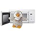 warmies Microwavable Stuffed Animals, Gray Penguin - Heated Stuffed Animal Plushie for Warmth - Cute Soft Plush Toys for Adults & Children (Boys, Girls, Babies & Toddlers)