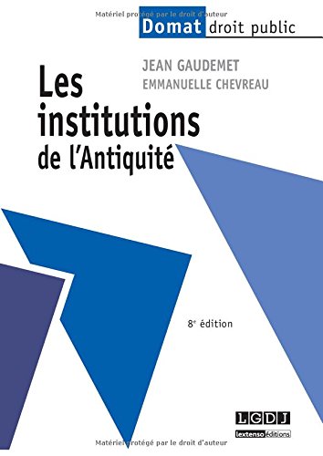 Les  institutions de l'Antiquité