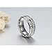 NL10 Mens Womens 8MM Titanium Stainless Steel High Polished 18K Gold Plated Channel Set Cubic Zirconia CZ Promise Engagement Band Unisex Gold Wedding Ring Comfort Fit, Size 6-13 (13, Silver)