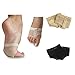 Wuchieal 2 Pairs Half Sole Dance Shoes Ballet Lyrical Dance Paws Pad Foot Thongs Shoes Socks