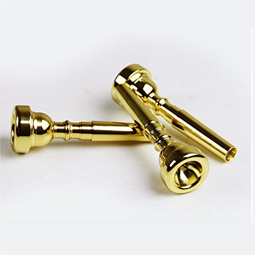 Pakala66 Trumpet Mouthpiece 3C 5C 7C Size Instrument Accessory (3 Pack Gold)