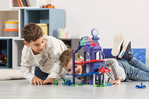 Dickie Toys PJ Masks Hauptquartier, Spielset zur Serie inkl. Catboy in Catcar, viele Funktionen, Pyjamahelden Spielstation, ab 3 Jahren – Bild 7