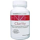 Nikken Kenzen Clarity, 100% Organic Fermented Blend to Support Focus and Mental Sharpness, for Student, Professionals, and even Seniors - 30 Capsules