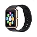 GT08 Bluetooth Smart Watch for Android phones， Beaulyn Smart Watch with SIM Card Slot,Call,Massage,For IOS iphone and Android phones Samsung ZTE Sony LG Smartphones, Sweatproof(gold-black)