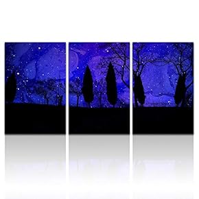 signwin 3 Piece Canvas Wall Art Beautiful Scenery...