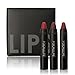 Gracefulvara 3Pcs/Set Waterproof Long Lasting Matte Lip Gloss Lipstick Cosmetic,Kit 1