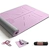 ZBK Yoga Mat, 8 MM Dikke tweekleurige TPE Body Guide Mat, Houding Lijn Yoga Mat, Verbreed En Dikke Fitness Mat, Dans Mat…