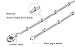 Wholesale 12PCS Silver Plated Brass Curb Chain Satellite Beaded Chains Bulk for Jewelry Making (20 Inch(1.5mm))