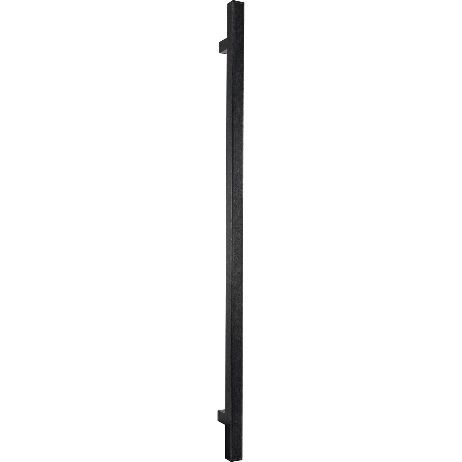 HALCÖ HT Door Handle Length 500 mm Bar Handle for Wooden and Glass Doors Galvanised Steel Black Passivated