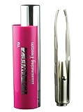 La-Tweez Illuminated Tweezer with Mirror & Case, Pink