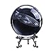 cheerfullus 3D Solar System Crystal Ball with Stand Clear Planet Educational Ball Cosmic Model Engraved Glass Ball Sphere Office Decor