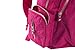 SoHo Collection, London 3 pieces Diaper BackPak Set Limited Time Offer! (Raspberry)