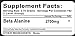 Beta Alanine 250 Grams (8.8 Ounces)