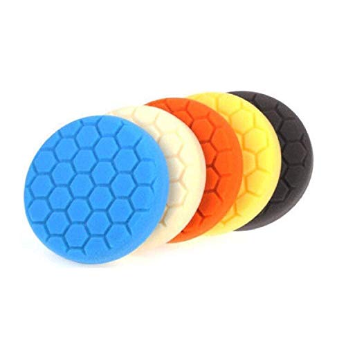 Wady 6inch 150 mm polishing pad-Kit for auto Polisher Pack of 5 Pieces