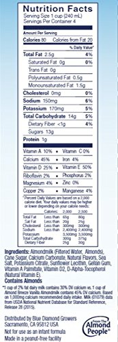 Almond Breeze Dairy Free Almondmilk, Vanilla, 32 Fluid Ounce