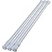 Hotop 3 Pack Cupboard Bars Tensions Rod Spring Curtain Rod, Adjustable Width (15.7-27.6 Inches, White)