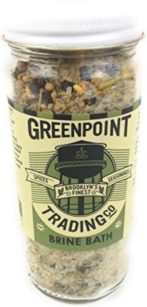 Greenpoint Trading Co Traditional Turkey Brine Bath Whole Peppercorns Mix Jar 7 Ounces All Natural No MSG (Sea Salt)