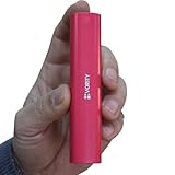 3000mAh External Power Bank [Pink] Vority Vigor 3S Lipstick-Sized Portable Battery Charger for iPhone 5S/5C/5.4S... iPod (Lightning Cable not Provided); Samsung Galaxy Note 3/2 S4/3/2; Google Nexus, HTC Sensation, One X/V/S/EVO; LG, Motorola Razr and other USB-charged devices (Includes Micro USB Cable) - 1 Year Warranty