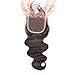 Beata Hair 130% Density 4x4inch Body Wave Lace Closure 7A Grade Brazilian Virgin Human Hair Closure (14inch)