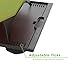Mind Reader LTADJUST-GRN 8 Position Top Desk with Cushions, Monitor, Laptop Lap Holder, 11.12 D x 14. 75 W x 3 H, Green Adjustablethumb 3