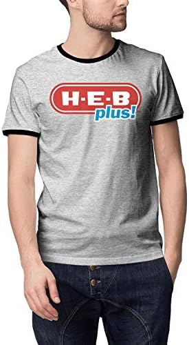 H-E-B Plus Short Sleeve T Shirts Men's 100% Cotton Adult Comfy T-Shirts