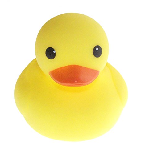 MYLIFEUNIT 4 inch Yellow Rubber Bath Ducks for Child
