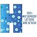 VictoryStore Colorful Happy Birthday Letters Yard Sign, 20 Inch Letters, Set of 13 Letters, Includes Stakes, Confetti Pattern (20