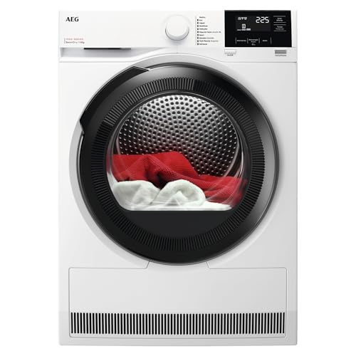 TR718P4OB Secadora con Bomba de Calor 8 kg Serie 7000 SensiDry, Secado a Baja Temperatura, Sensor de Carga, Display Digital, Clase Energética D, Color Blanco