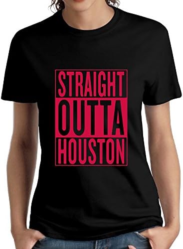Straight Outta Houston Ladies Short Sleeve T-shirt T Shirt S