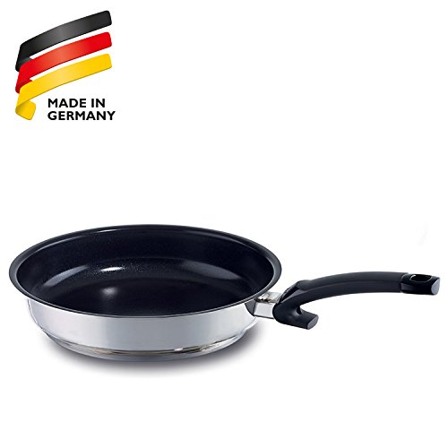 Fissler 138 103 24 100 Crispy Ceramic Comfort Frying pan, Small, Silver/Black - Thumbnail 5