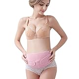 Maternity Belt Back Support Belly Band During Pregnancy - Breathable Abdominal Binder Elastic Cotton and Spandex -Soft Comfortable One Size All Fit - Belly Brace Velcro Attachments Nude by Diggold