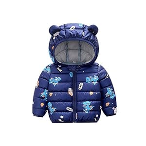 Ouduo Kids Winterjas Hooded Puffer Down Baby Jongens Meisjes Lichte Jas Sneeuwpak Warm Winddicht Gewatteerde Jas Katoen…