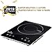 Duxtop Ultra Thin Full Glass Top Portable Sensor Touch Induction Cooktop Countertop Burner, 1500W