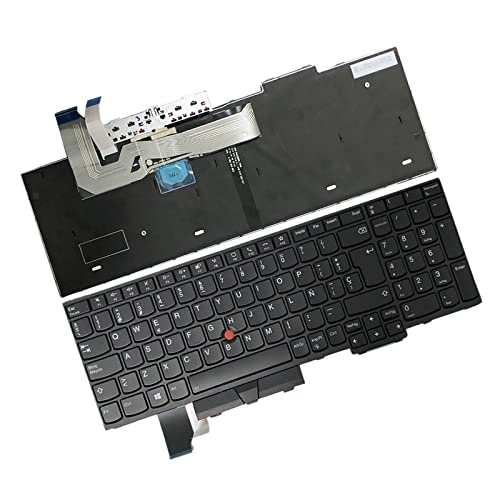 ZAHARA Backlight KEYBOARD Spanish for LENOVO THINKPAD E580 E585 L580 T590 E590 L590 P52 P72 P53 P73 8510007200A SN5396BL