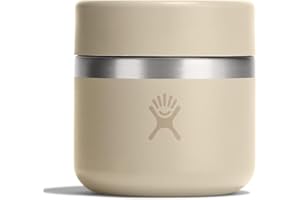Hydro Flask Food Jar – Insulated Stainless Steel, Snack Travel Container for Hot Food, Lunch, & Soup 8 Oz Oat Tan