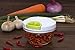 Migecon Manual Food Chopper with 3-Blades:a Compact and Powerful Hand Held Vegetable Slicer/Dicer as Seen on TV