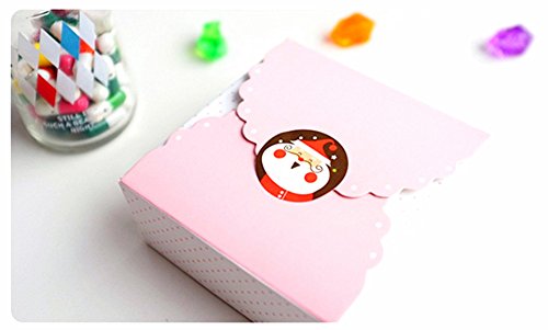 160pcs Christmas Sticker Xmas Elements Self-Adhesive DIY Cartoon Sticker Gift Sealing Decoration Paster Baking Packing Label Wrapping Stickers Packaging Envelope Seals - Thumbnail 5