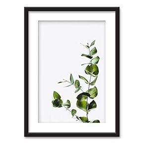 Realistic Detail Botanical Leaves - Framed Print