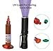 UV Light Flashlight Torch (Black) with Liquid Optical Clear Adhesive (LOCA), 5ml for for Iphone Samsung Motorola HTC LG Sony Nokia Xiaomi