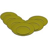 Libbey Amber Glass Dinner Plate 10.5" set of 6 - Additional Vibrant Colors Available by TableTop King