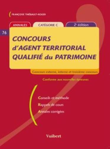 Concours d'agent territorial qualifié du patrimoine