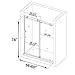 WOODBRIDGE Frameless Sliding Shower Door, 56