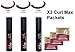 L.A. Girl Matte Pigment Gloss Set of 3 with Glamorous Hair Pin (Secret, Backstage, Black currant)