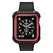 Case and Band Compatible for Watch Series 1/2/3 42mm, Silicone Strap with Ventilation Holes and Shock Resistant Bumper Cover Replacement for Watch Series 1/2/3