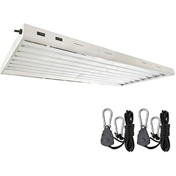 Hydro Crunch 4 ft. 8-Bulb 432-Watt T5 High Output Fluorescent Grow Light Fixture