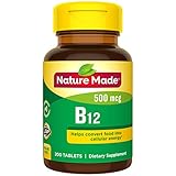 Nature Made Vitamin B-12 500 Mcg, Tablets, 200-Count